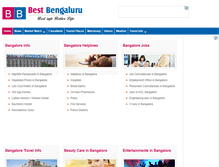 Tablet Screenshot of bestbengaluru.com